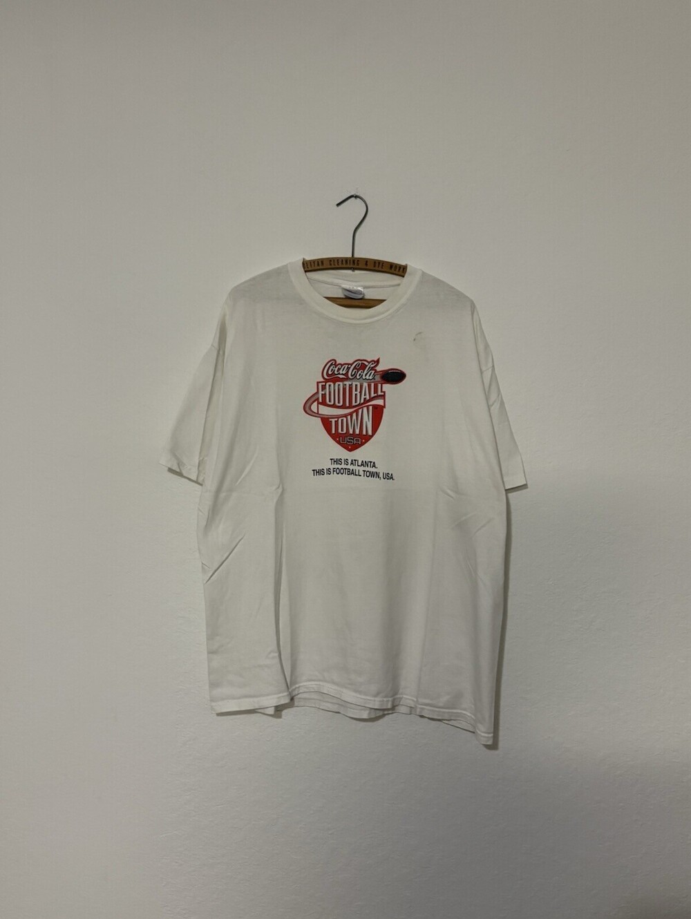 Vintage 90s Hanes Beefy Coca Cola Atlanta Falcons Football Town Size Men’s XL